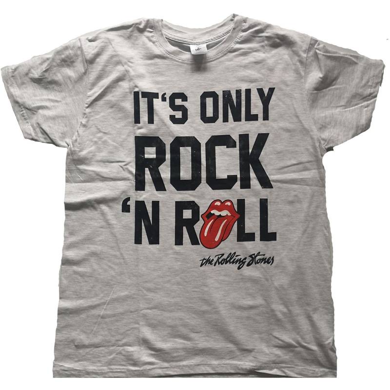 The Rolling Stones - It´s Only Rock N Roll TShirt, für Damen, Grau, Größe L von The Rolling Stones