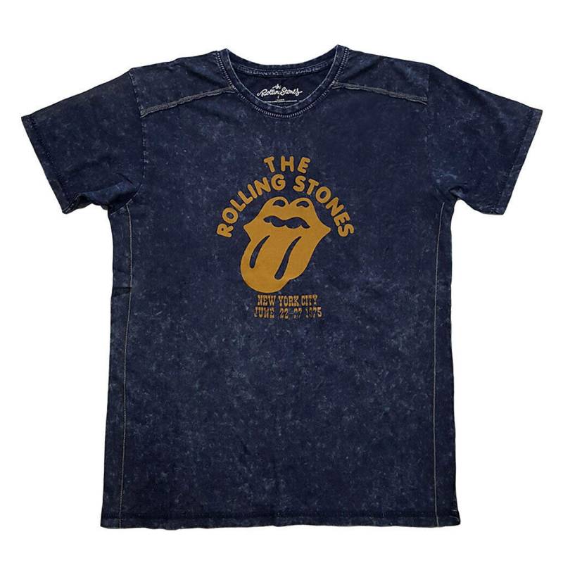 The Rolling Stones - New York City 75 TShirt, für Damen, Marine, Größe L von The Rolling Stones