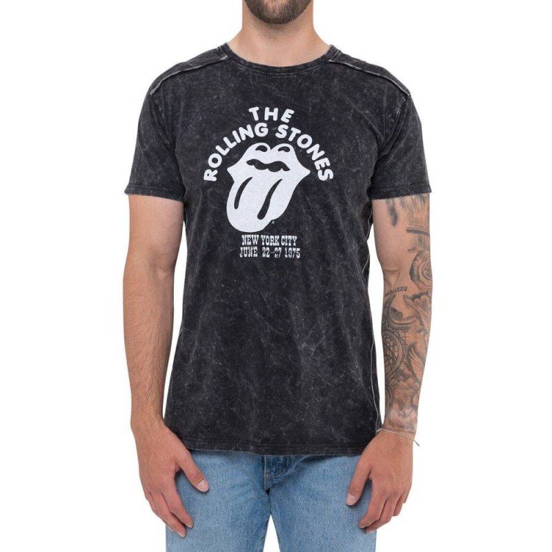 The Rolling Stones - New York City 75 TShirt, für Damen, Schwarz, Größe L von The Rolling Stones