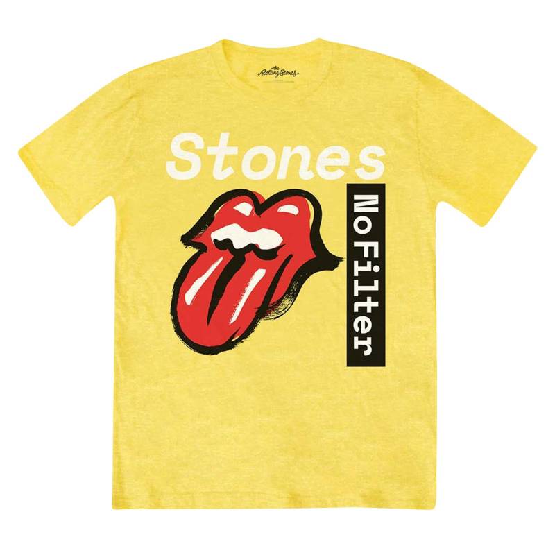 The Rolling Stones - No Filter TShirt, für Damen, Gelb, Größe XL von The Rolling Stones