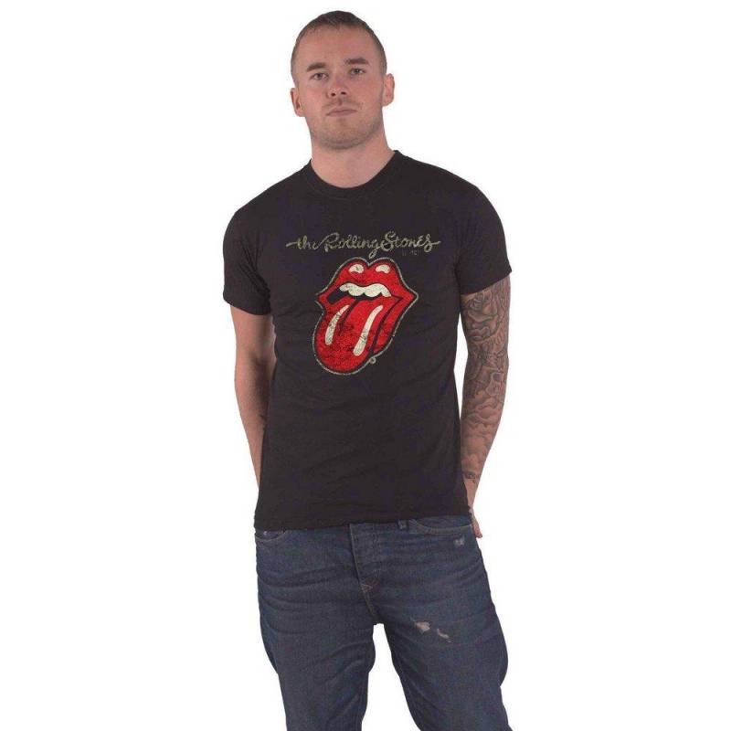 Plastered Tshirt Damen Schwarz M von The Rolling Stones