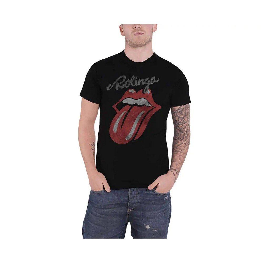 Rolinga Tshirt Damen Schwarz XL von The Rolling Stones