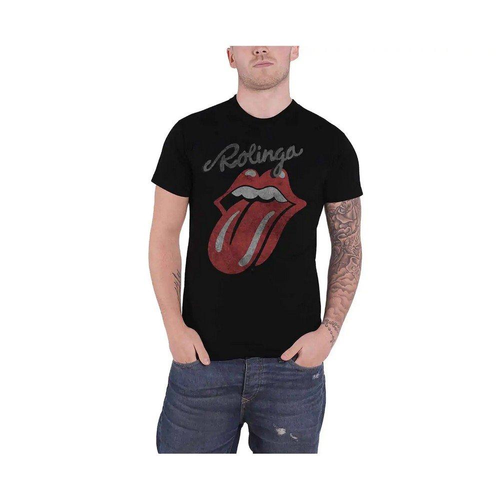 Rolinga Tshirt Damen Schwarz XXL von The Rolling Stones