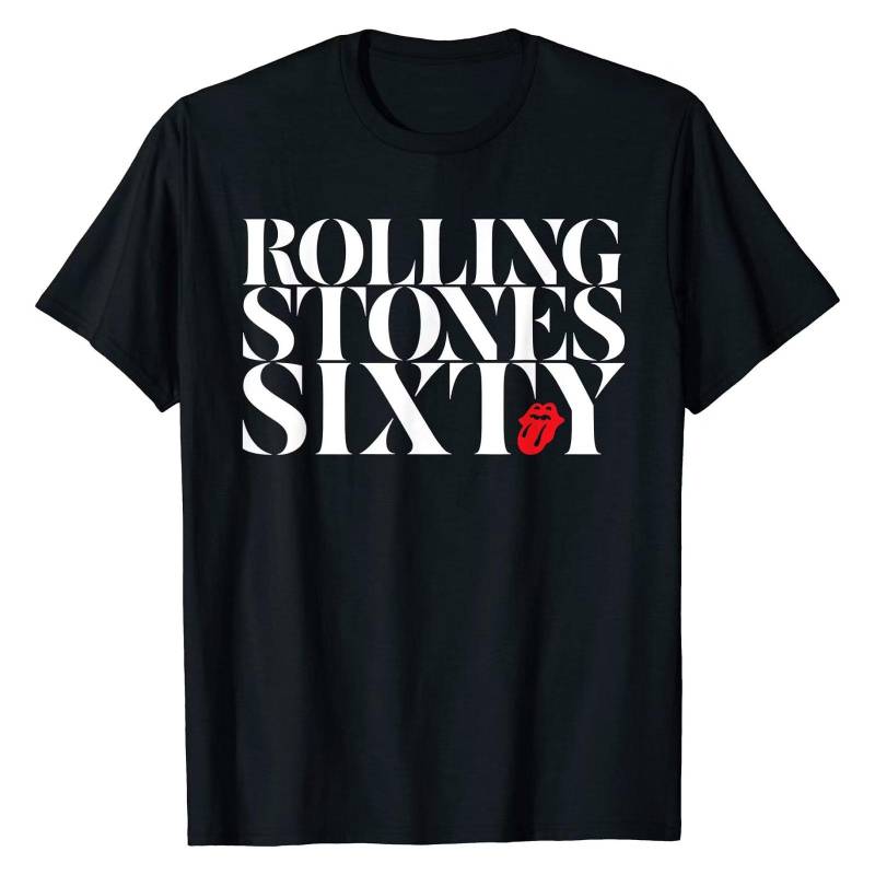 The Rolling Stones - Sixty Chic TShirt, für Damen, Schwarz, Größe XXL von The Rolling Stones