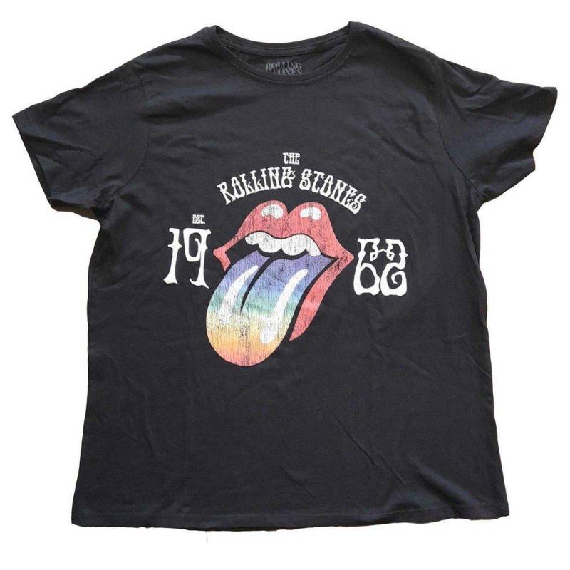 The Rolling Stones - Sixty TShirt HiBuild, für Damen, Schwarz, Größe L von The Rolling Stones