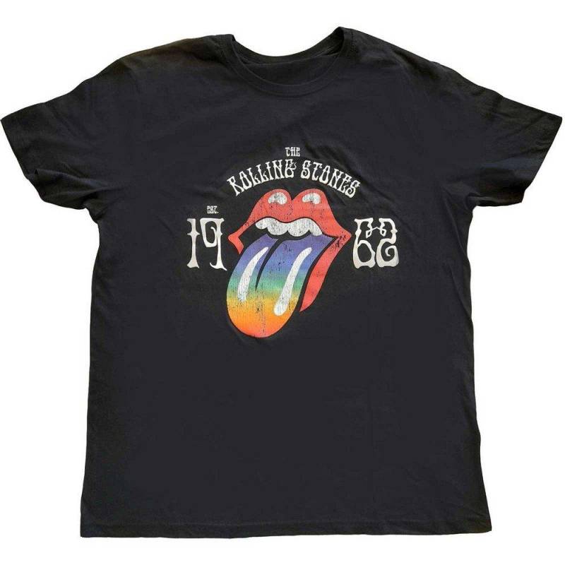 The Rolling Stones - Sixty TShirt HiBuild, für Damen, Schwarz, Größe XXL von The Rolling Stones