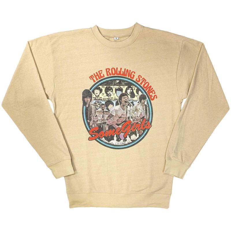 Some Girls Sweatshirt Herren Sand M von The Rolling Stones