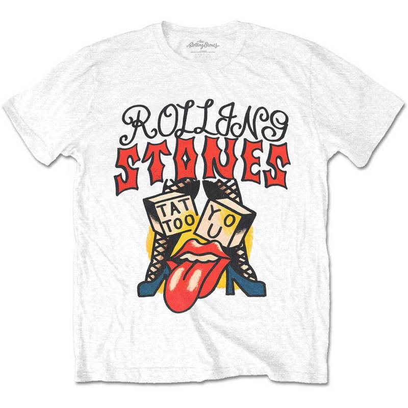 The Rolling Stones - Tattoo You II TShirt, für Damen, Weiss, Größe L von The Rolling Stones