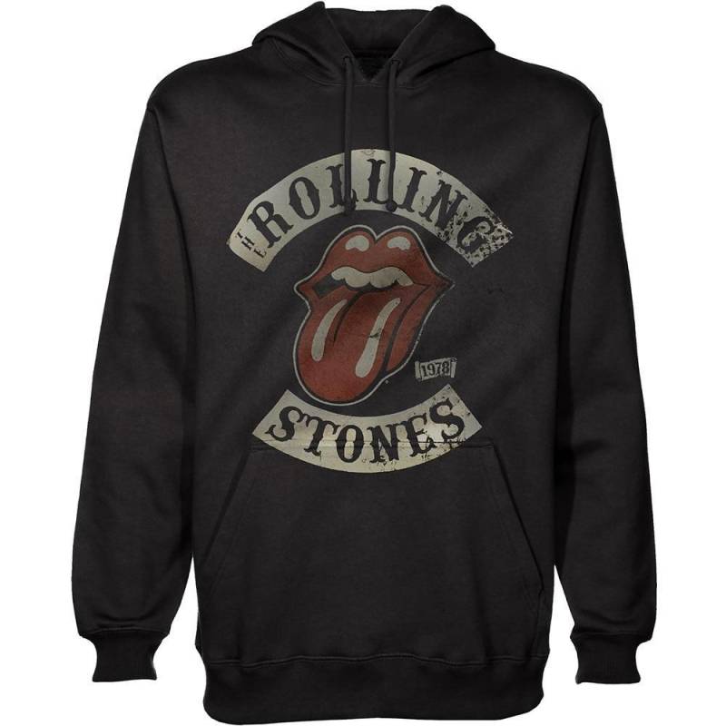 Tour 1978 Hoodie Zum Überziehen Damen Schwarz L von The Rolling Stones