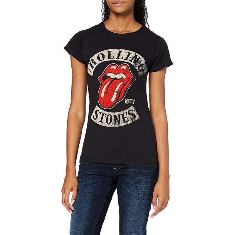 The Rolling Stones - Tour 1978 TShirt, für Damen, Schwarz, Größe M von The Rolling Stones