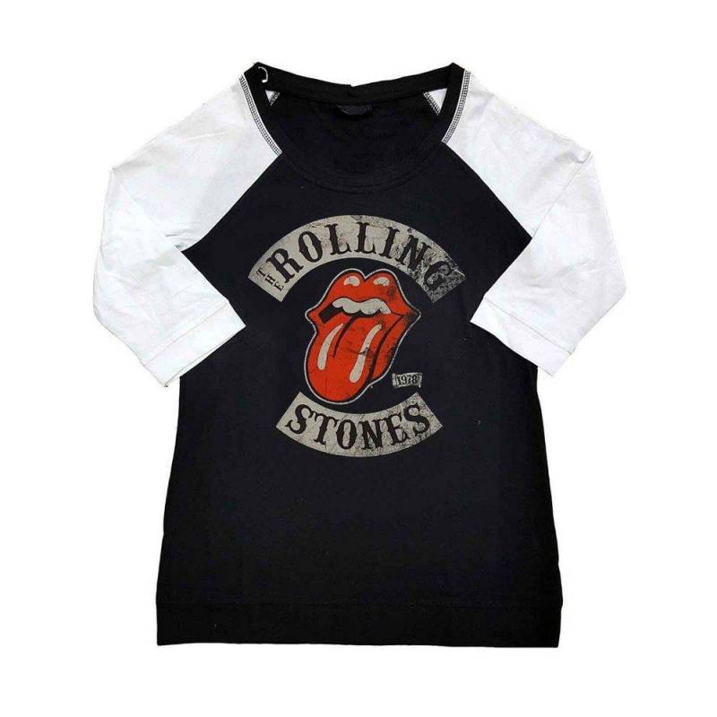 Tour 1978 Tshirt Raglanärmel Damen Schwarz 3XL von The Rolling Stones