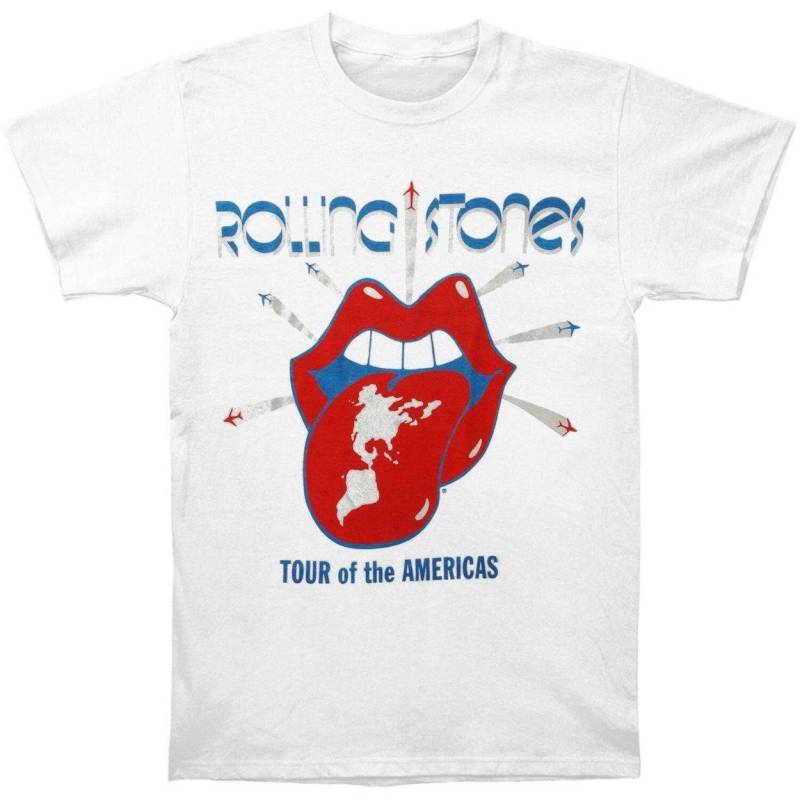 Tour Of The Americas Tshirt Damen Weiss XL von The Rolling Stones