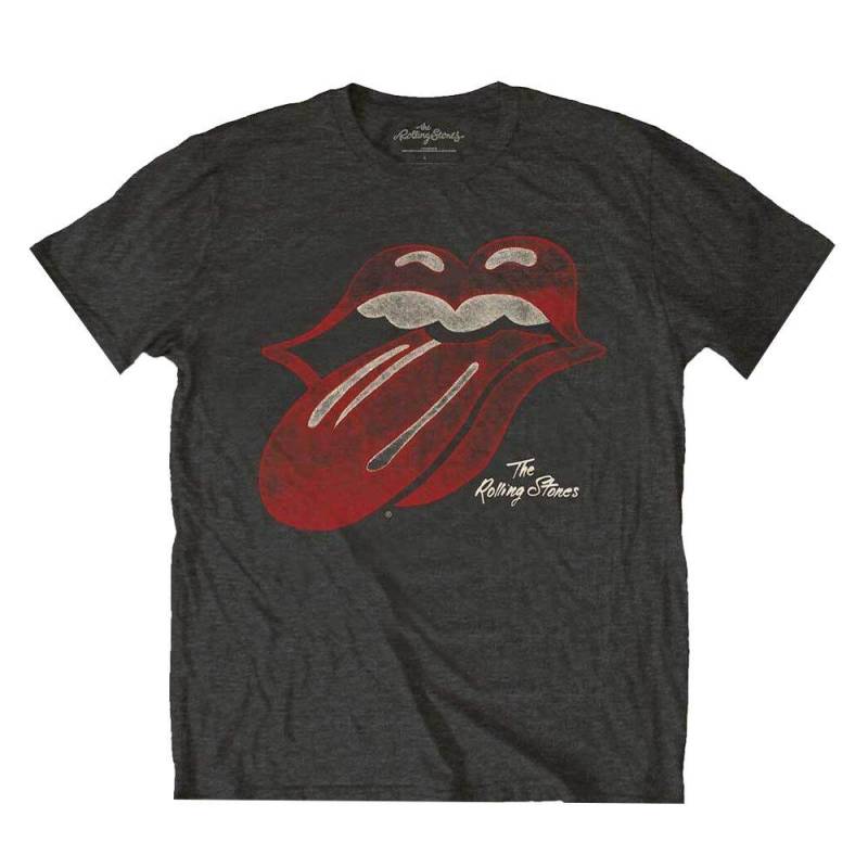 The Rolling Stones - TShirt Logo, für Damen, Grau, Größe XL von The Rolling Stones