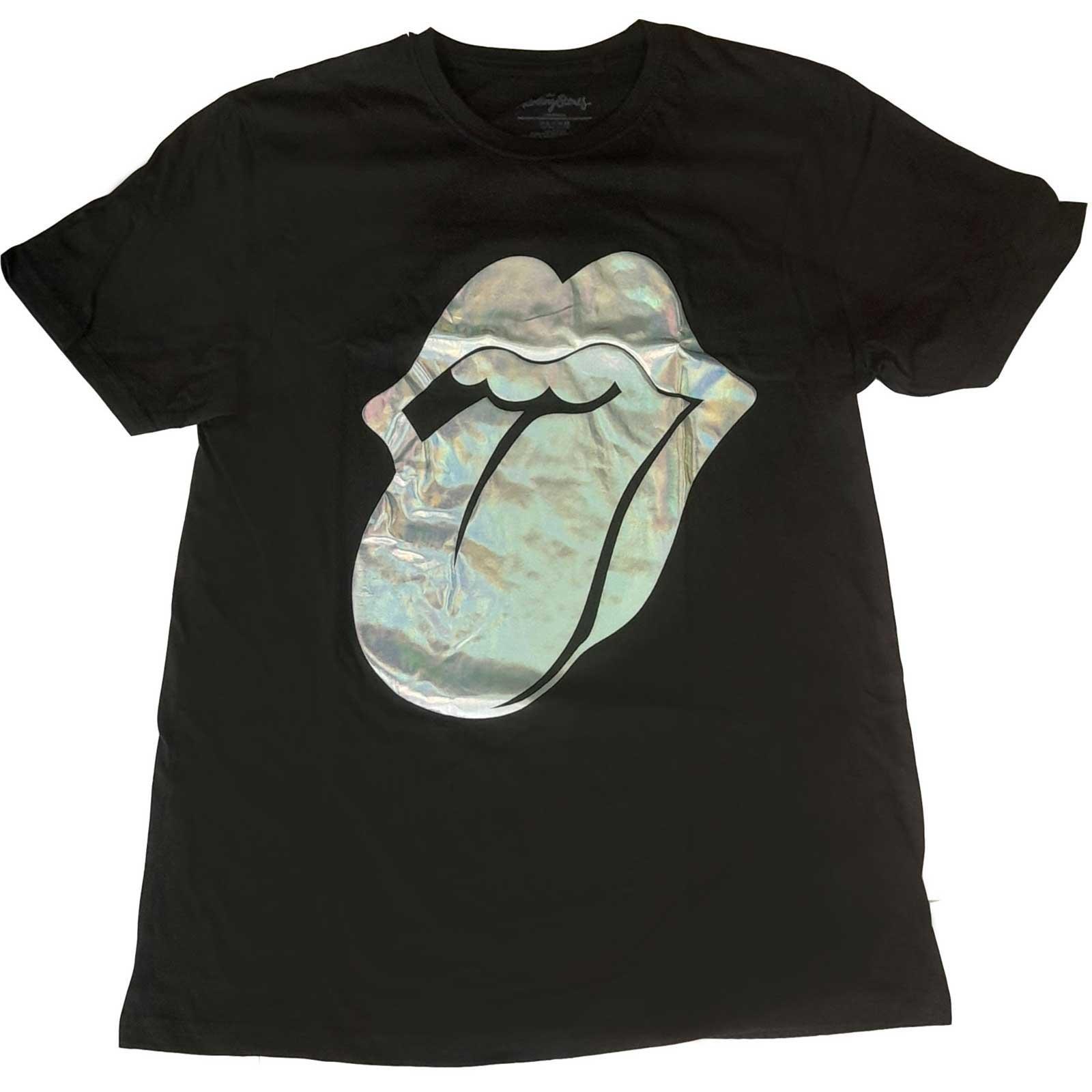 Tshirt Logo Damen Schwarz M von The Rolling Stones