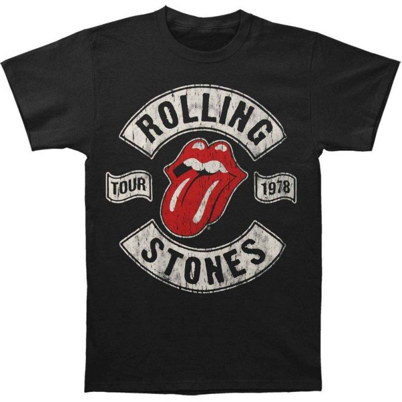 The Rolling Stones - US Tour 1978 TShirt, für Damen, Schwarz, Größe L von The Rolling Stones