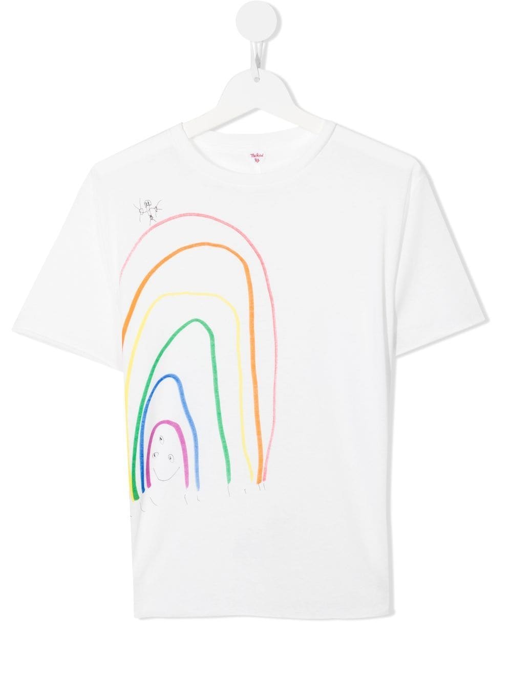 The Row Kids rainbow-drawing T-shirt - White von The Row Kids