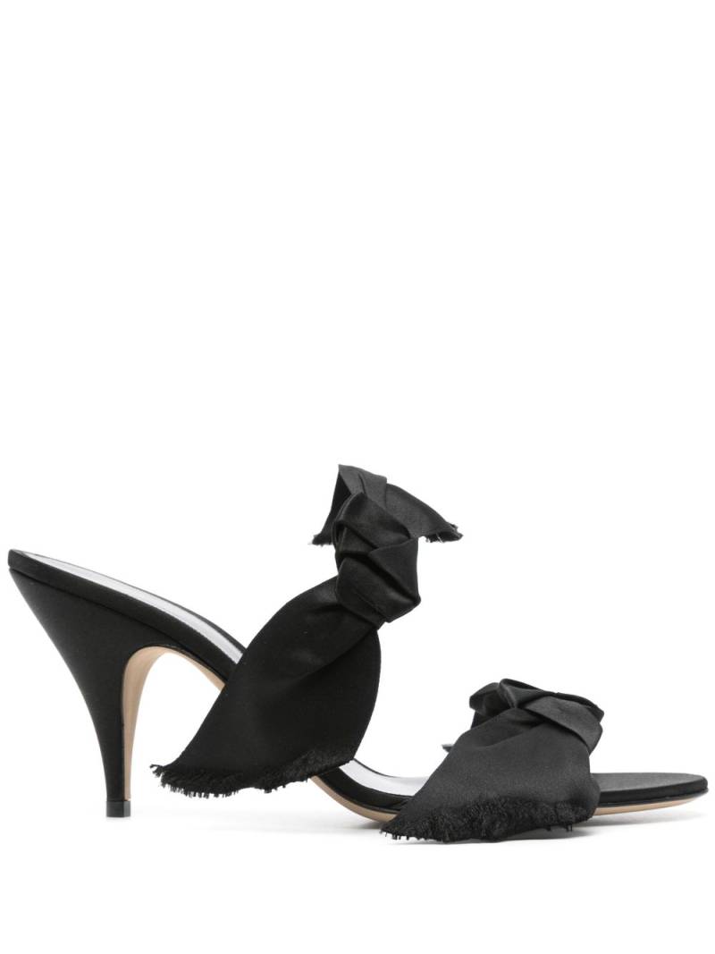 The Row 80mm Vika mules - Black von The Row