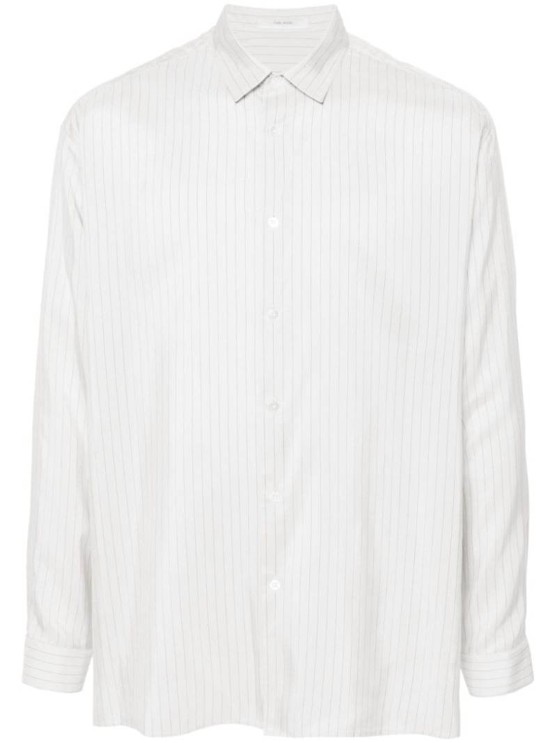 The Row Albie striped shirt - Grey von The Row