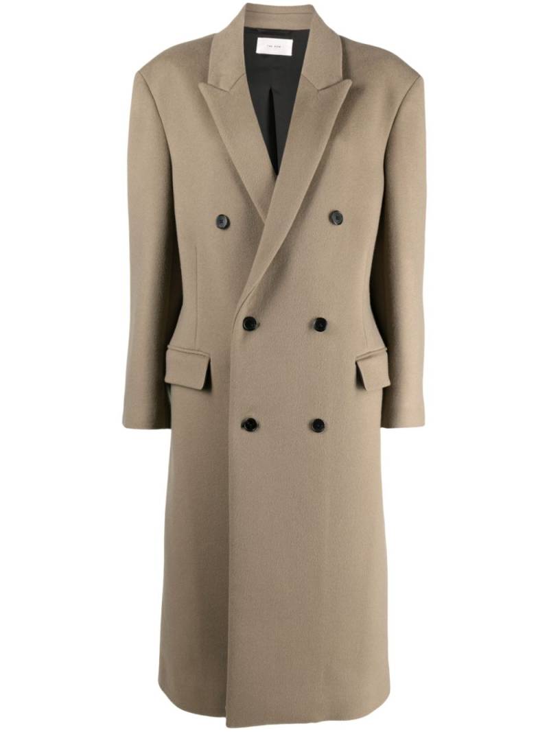 The Row Anderson double-breasted cashmere coat - Brown von The Row