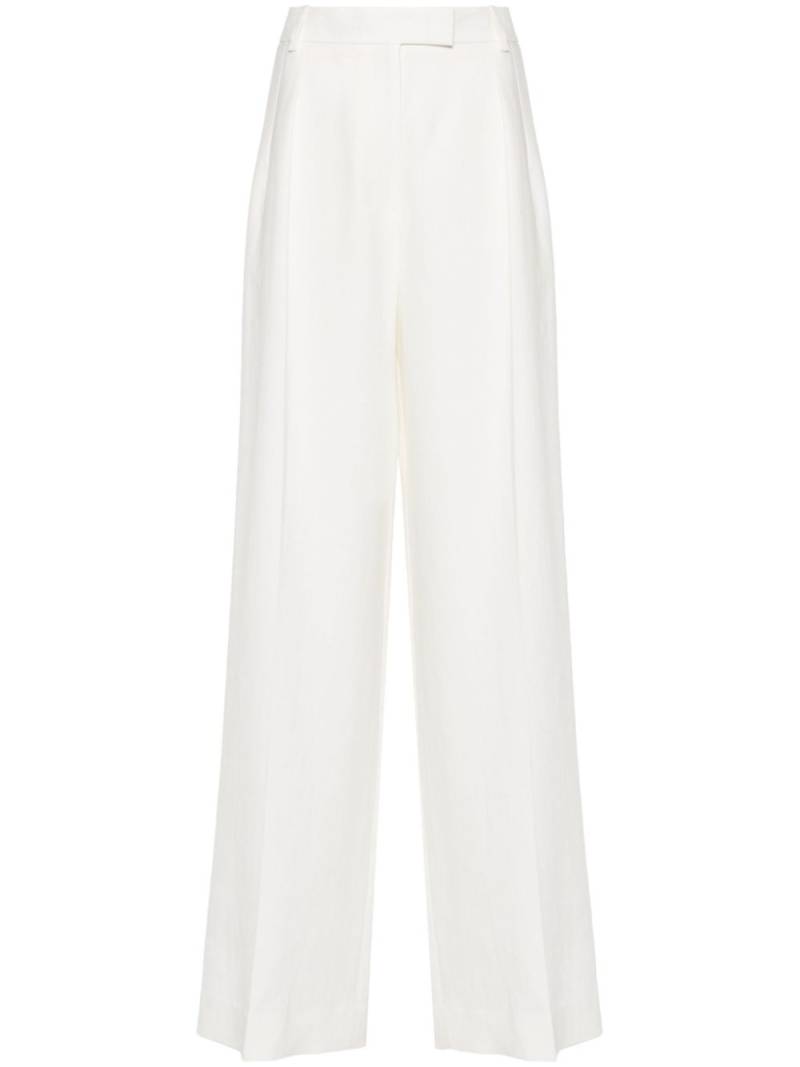 The Row Antone linen tailored trousers - White von The Row