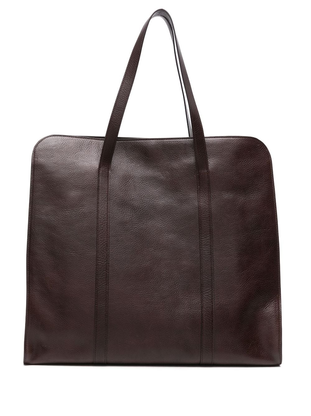 The Row Ben leather tote bag - Brown von The Row