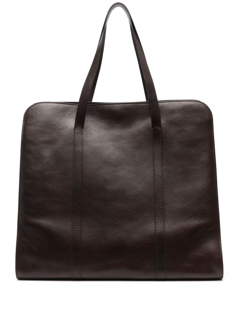 The Row Ben leather tote bag - Brown von The Row