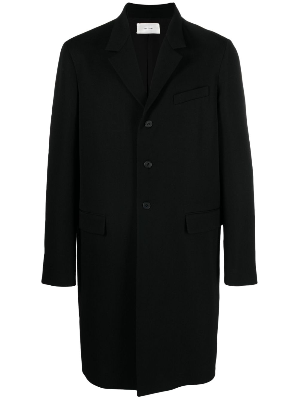 The Row Bernie wool midi coat - Black von The Row