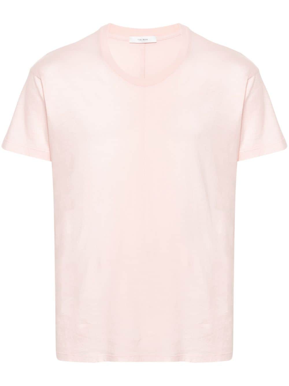 The Row Blaine cotton T-shirt - Pink