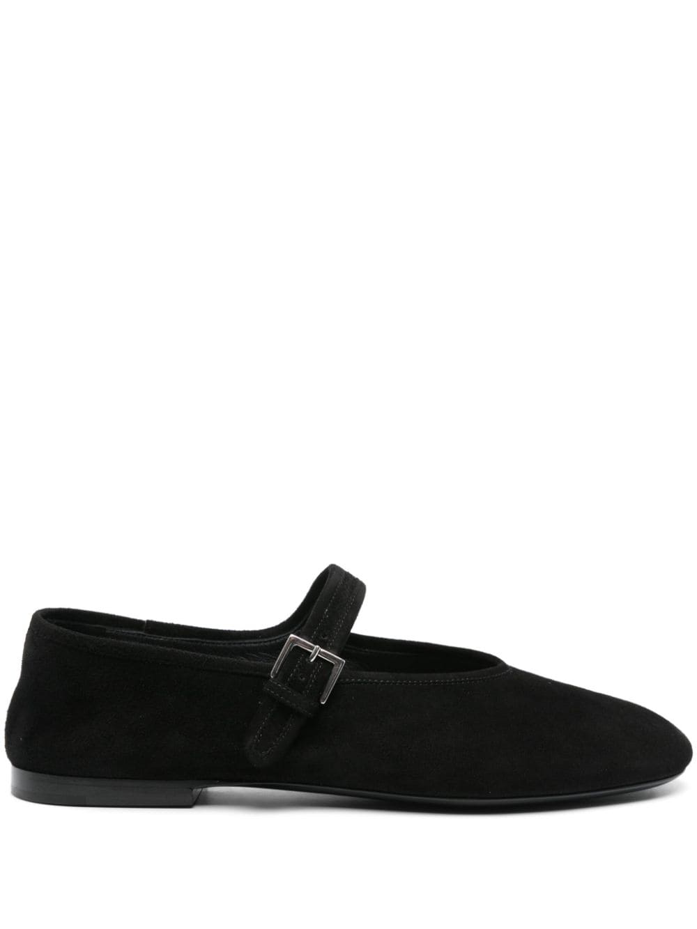 The Row Boheme MJ suede ballerina shoes - Black von The Row