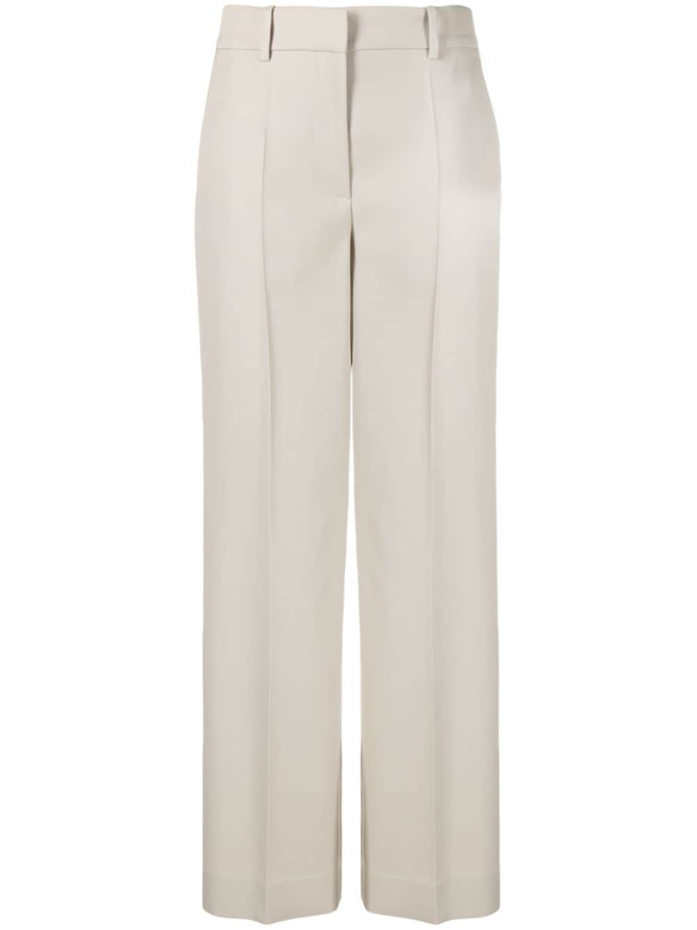 The Row Bremy wide-leg wool trousers - Neutrals von The Row