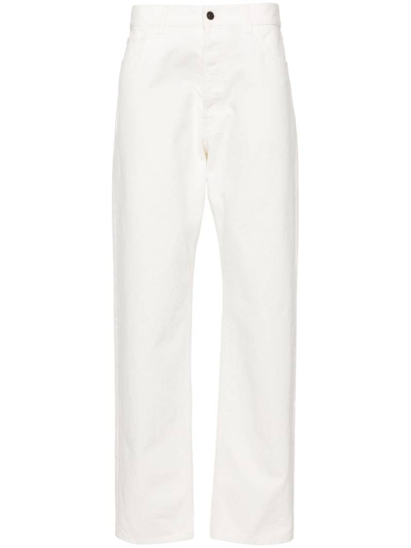 The Row Burt tapered-leg jeans - White von The Row