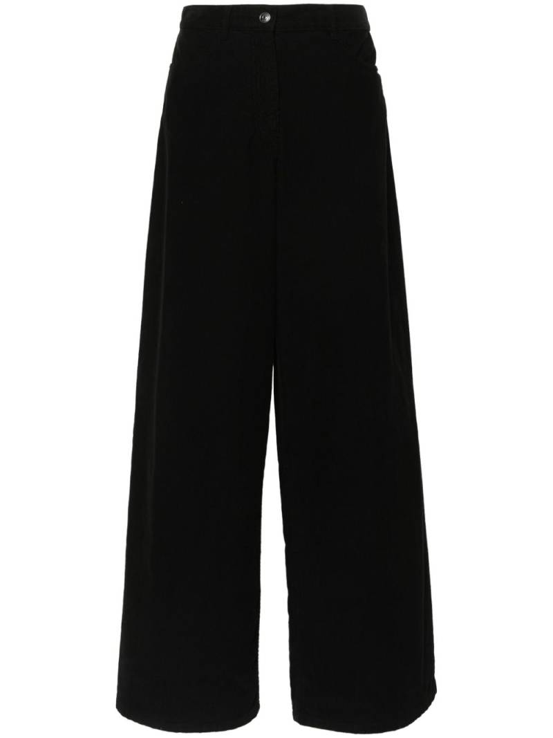 The Row Chan wide-leg trousers - Black von The Row