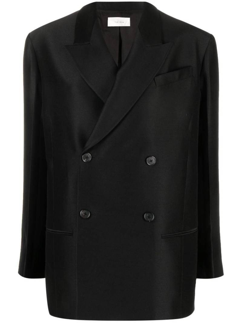 The Row Cosima wool-silk blend jacket - Black von The Row