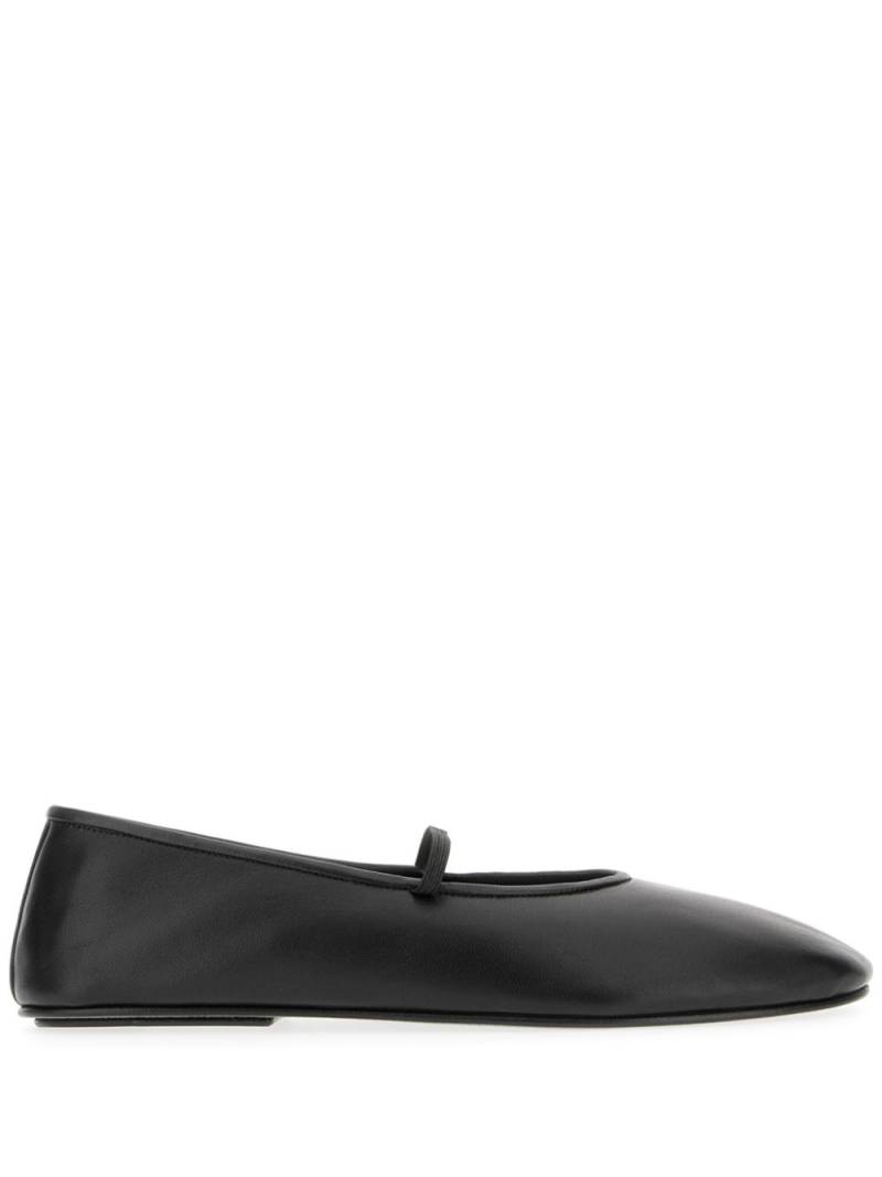 The Row elasticated-detail ballerins shoes - Black von The Row