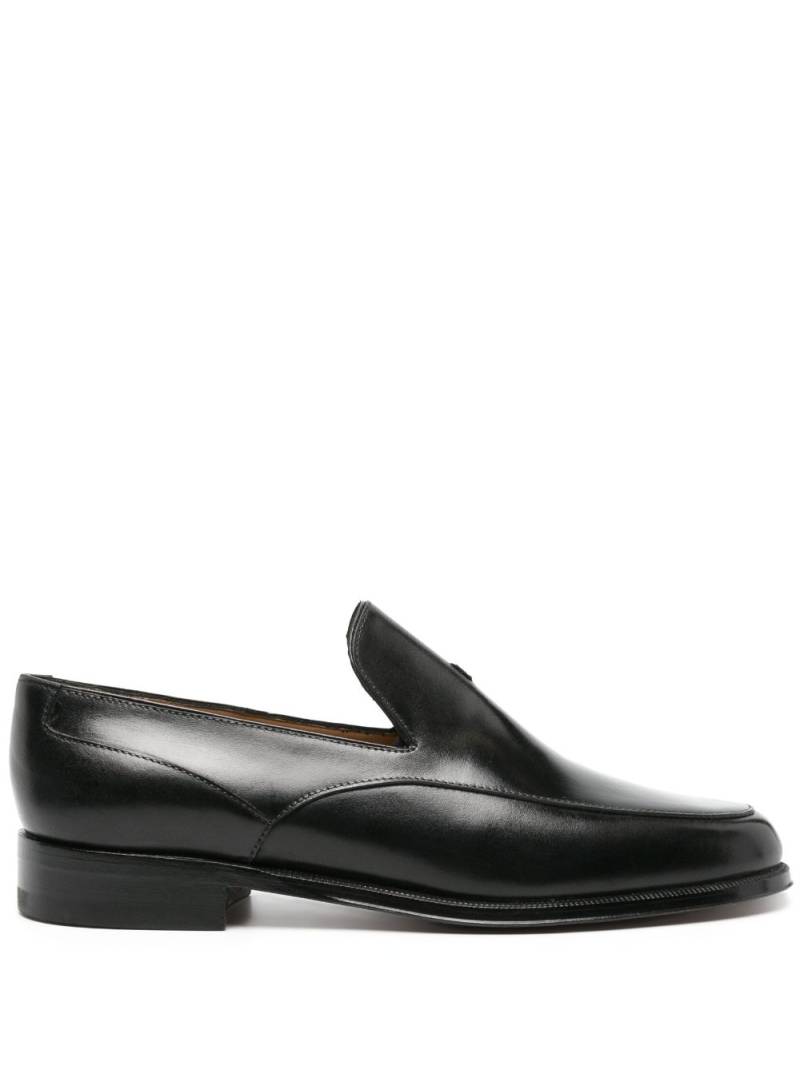 The Row Enzo leather loafers - Black von The Row