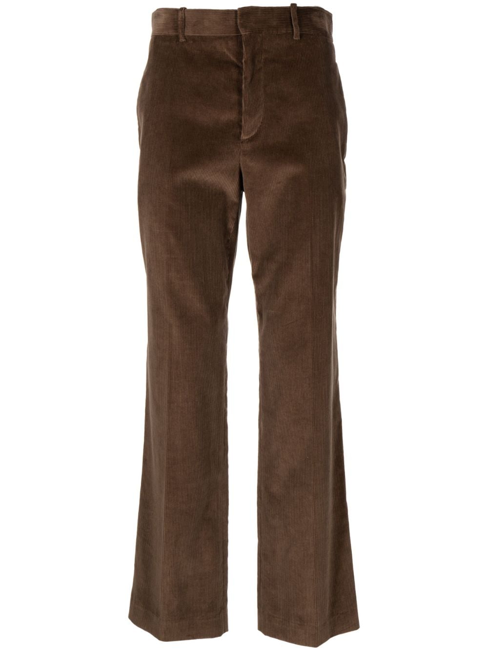 The Row Garret twill-weave flared trousers - Brown von The Row