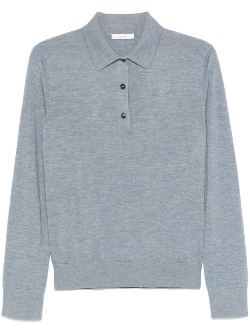 The Row Harlette polo shirt - Blue von The Row