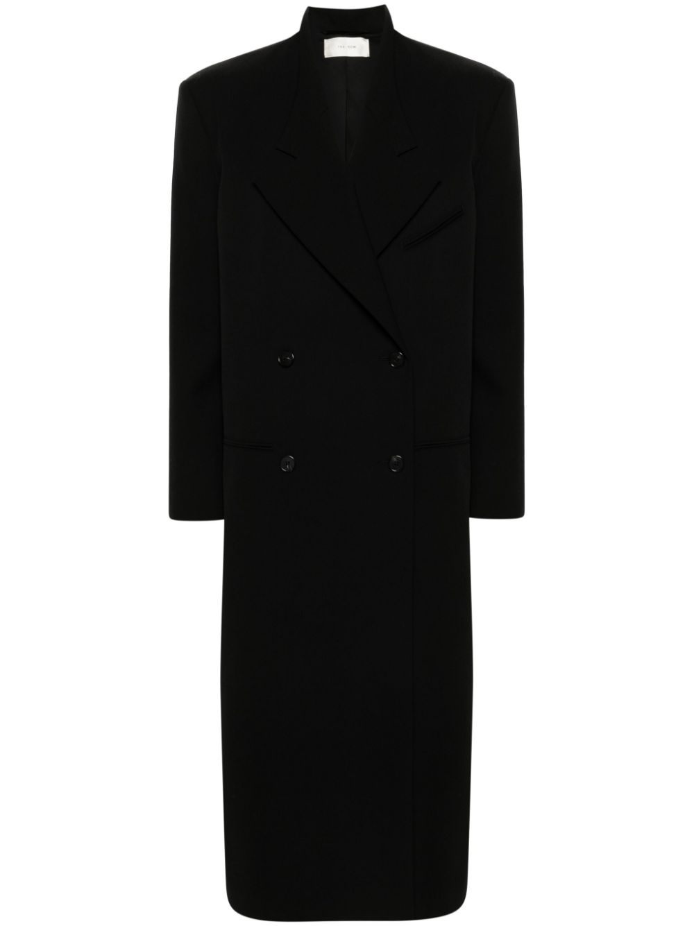 The Row Indra double-breasted coat - Black von The Row