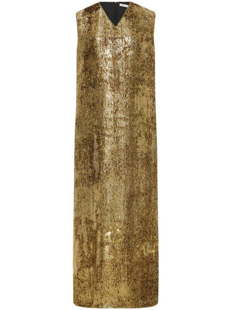 The Row Louane maxi dress - Gold von The Row