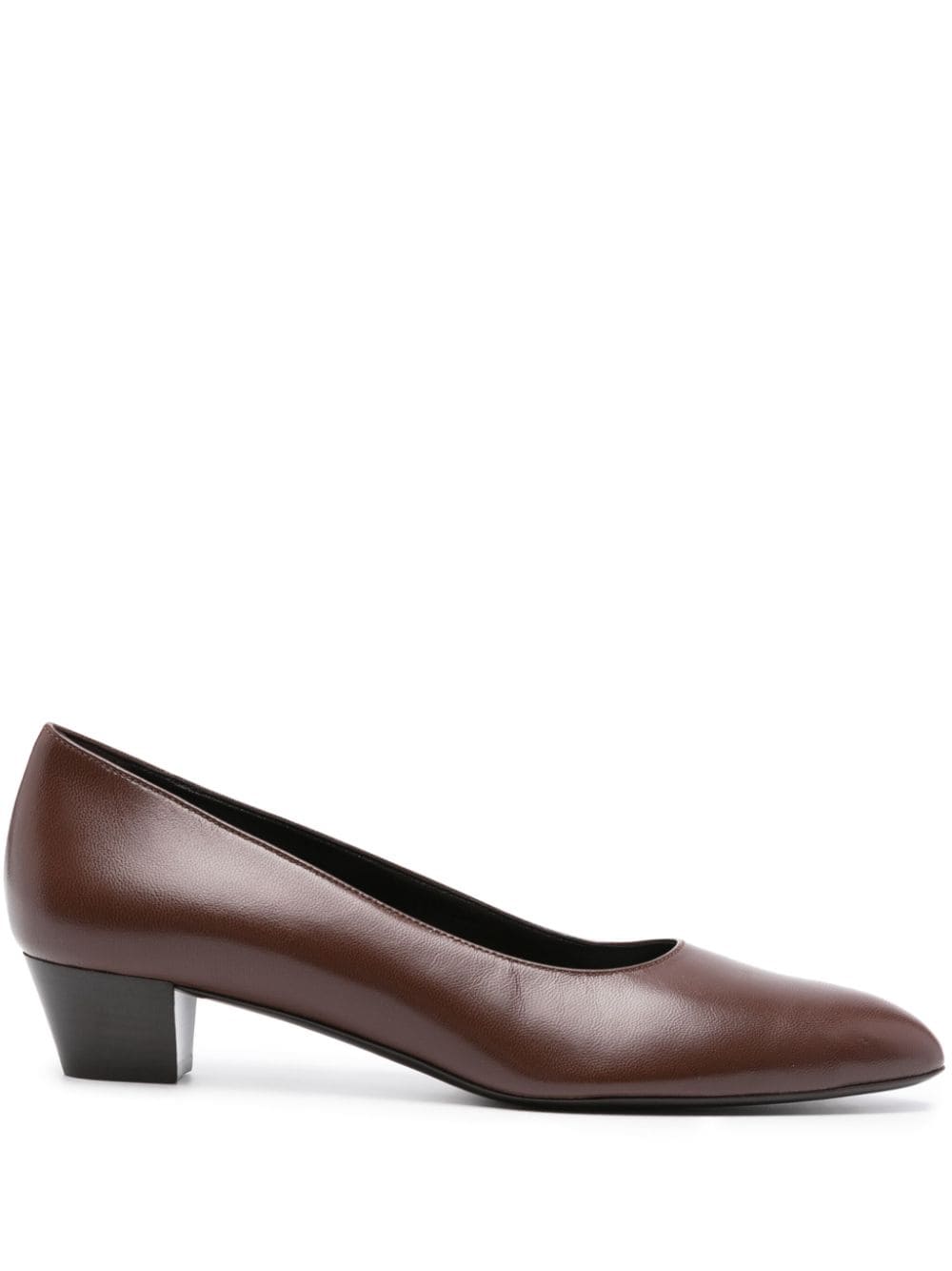 The Row Luisa 35mm leather pumps - Brown