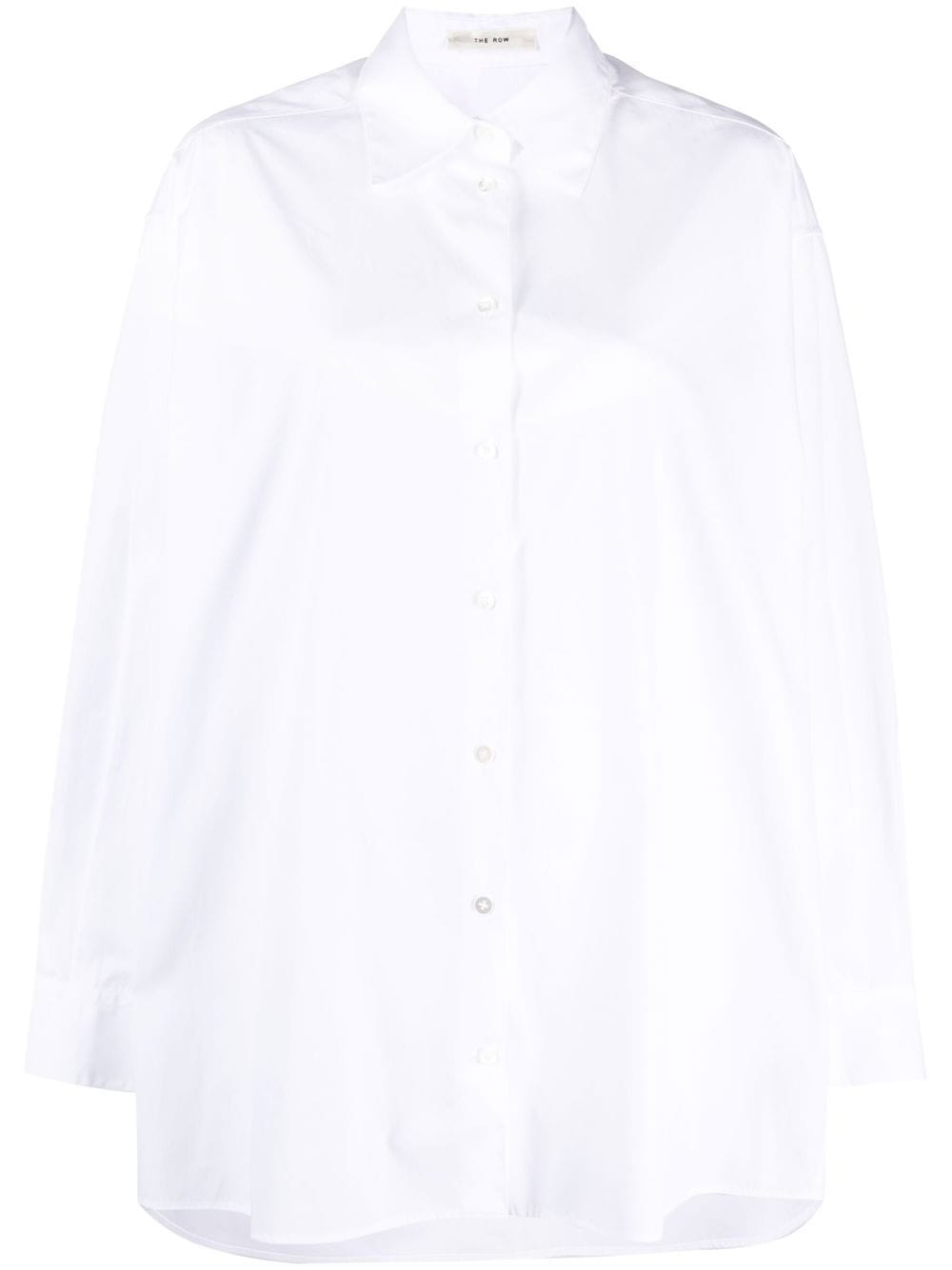 The Row Luka oversized shirt - White von The Row