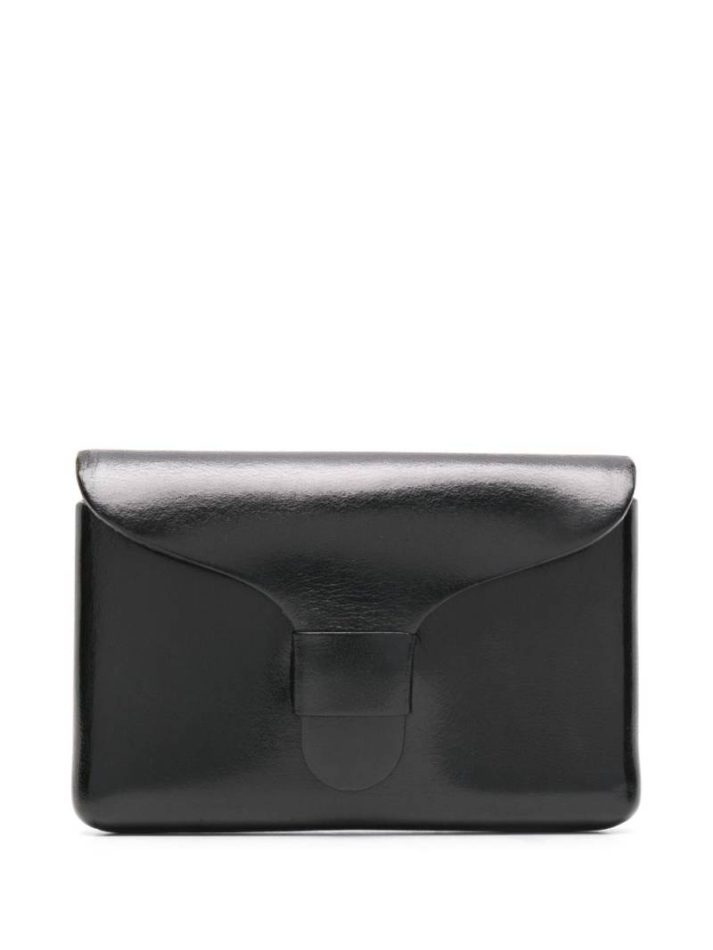 The Row Nikin leather cardholder - Black von The Row