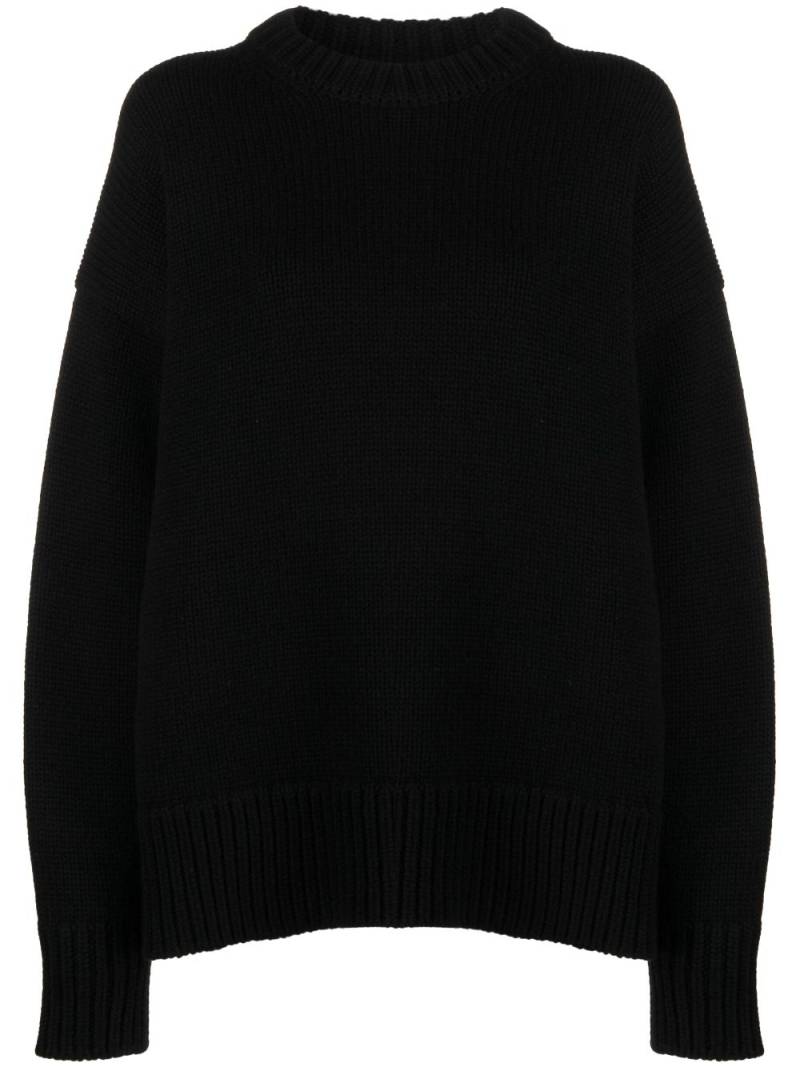 The Row Ophelia crew neck jumper - Black von The Row