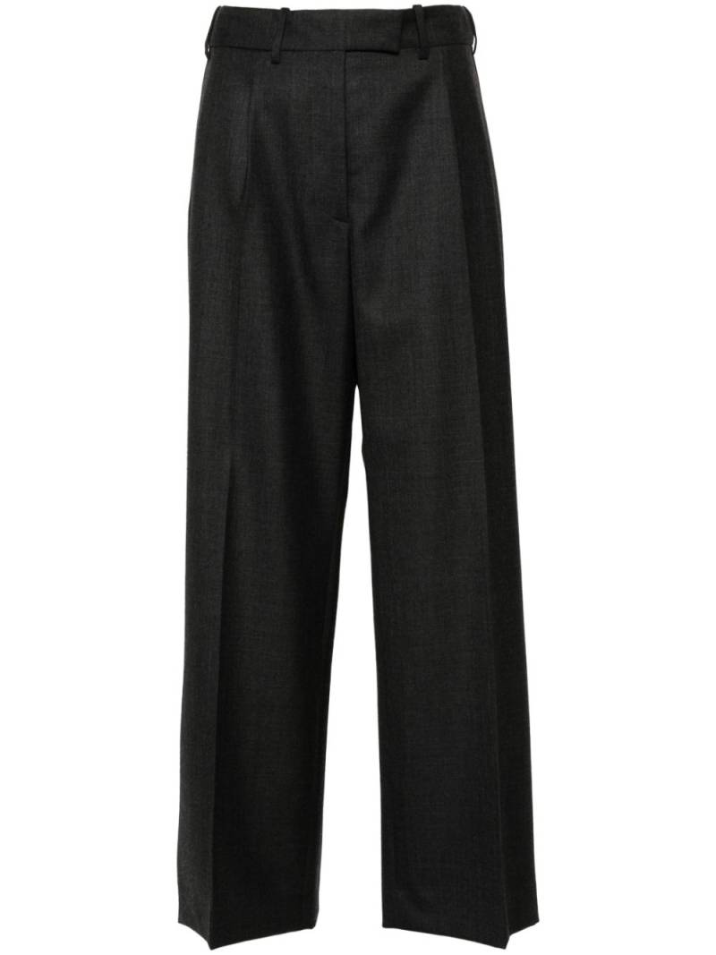 The Row Roan high-waist wide-leg trousers - Grey von The Row