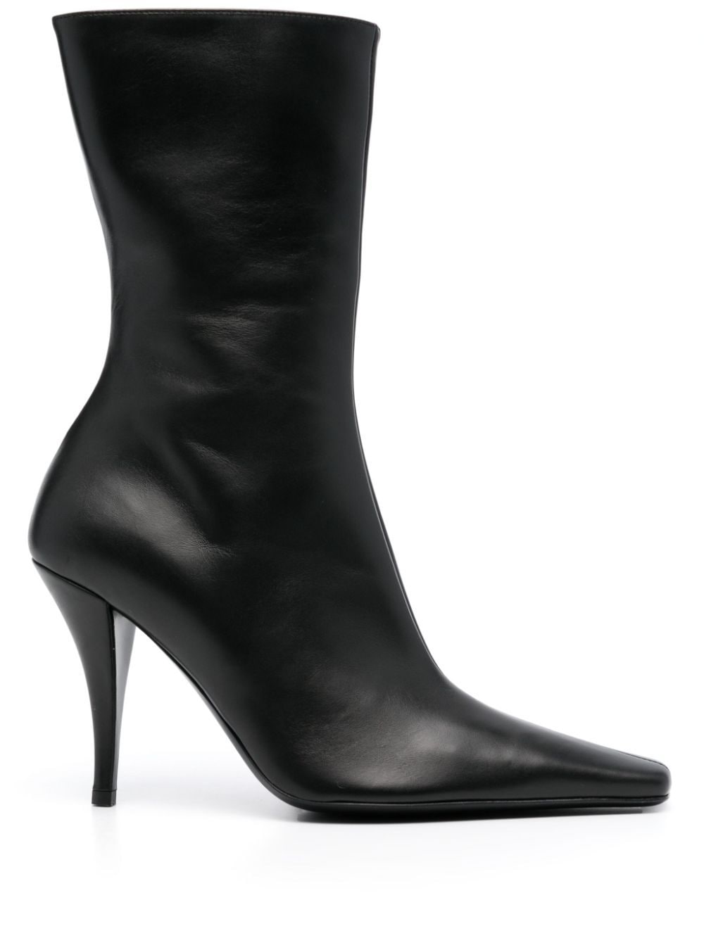 The Row Shrimpton leather ankle boots - Black von The Row