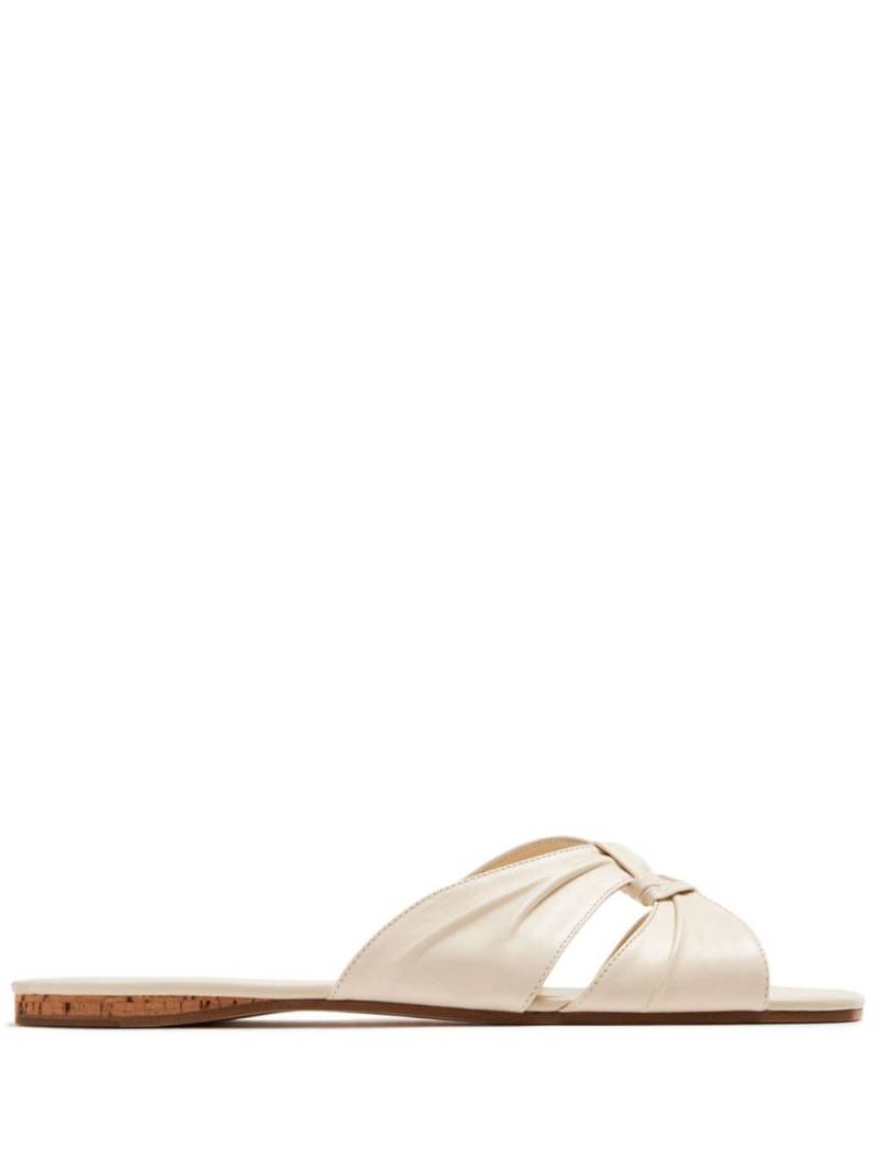 The Row Soft Knot slides - Neutrals von The Row