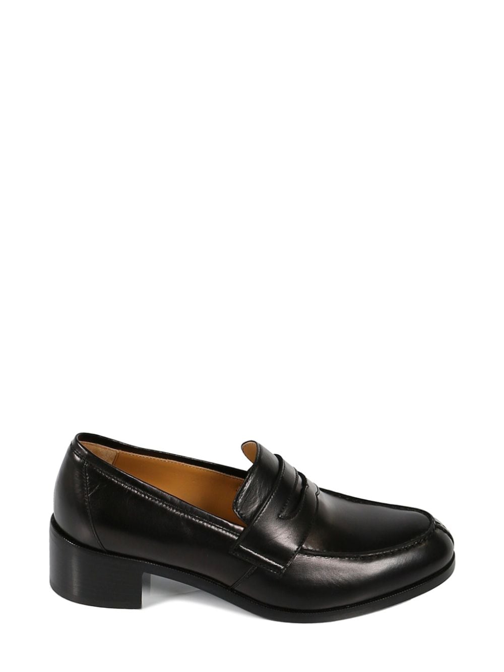 The Row Vera 45mm leather loafers - Black von The Row