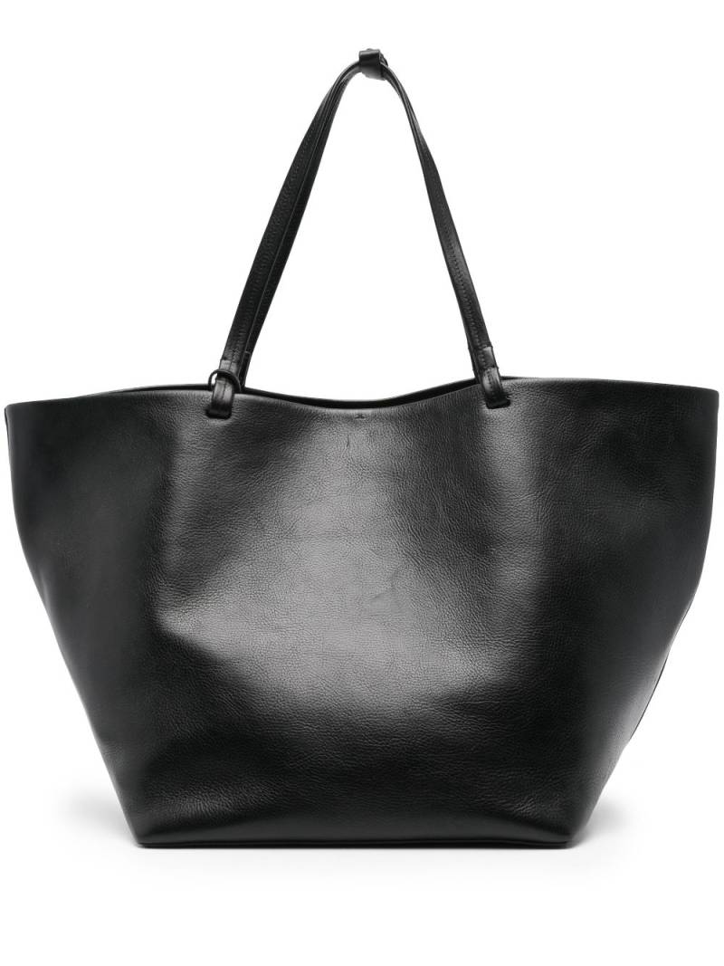 The Row XL Park leather tote bag - Black von The Row