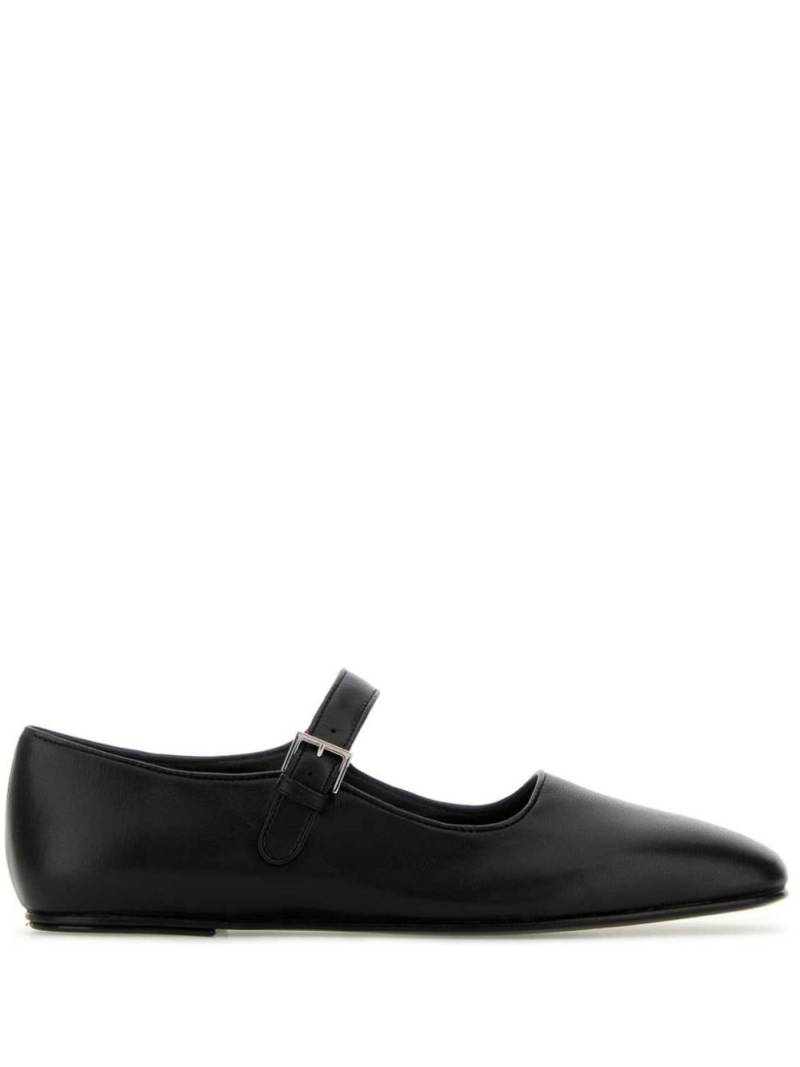 The Row buckle-fastening Ava shoe - Black von The Row