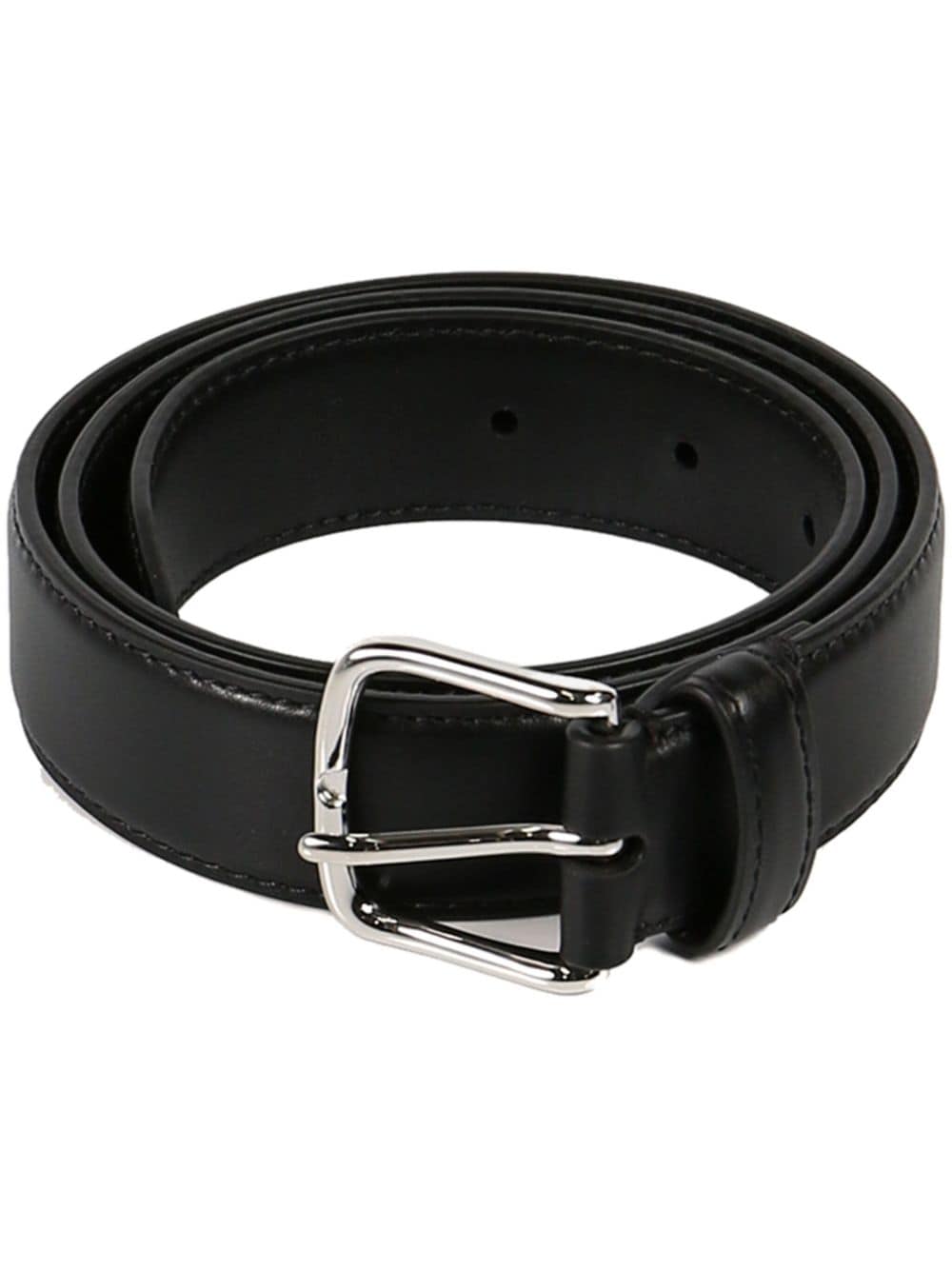 The Row buckle-fastening leather belt - Black von The Row